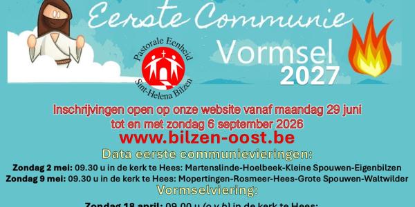 EK en Vormsel 2027